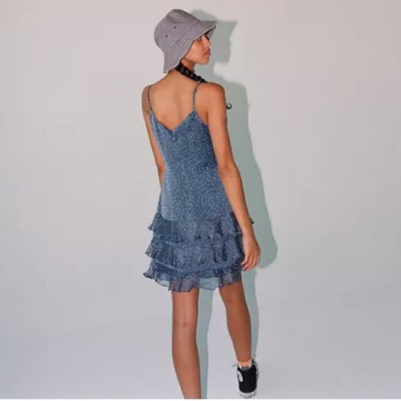 ISO size medium Dress Forum Floral Tiered Ruffle Mini Dress - Picture 6 of 13
